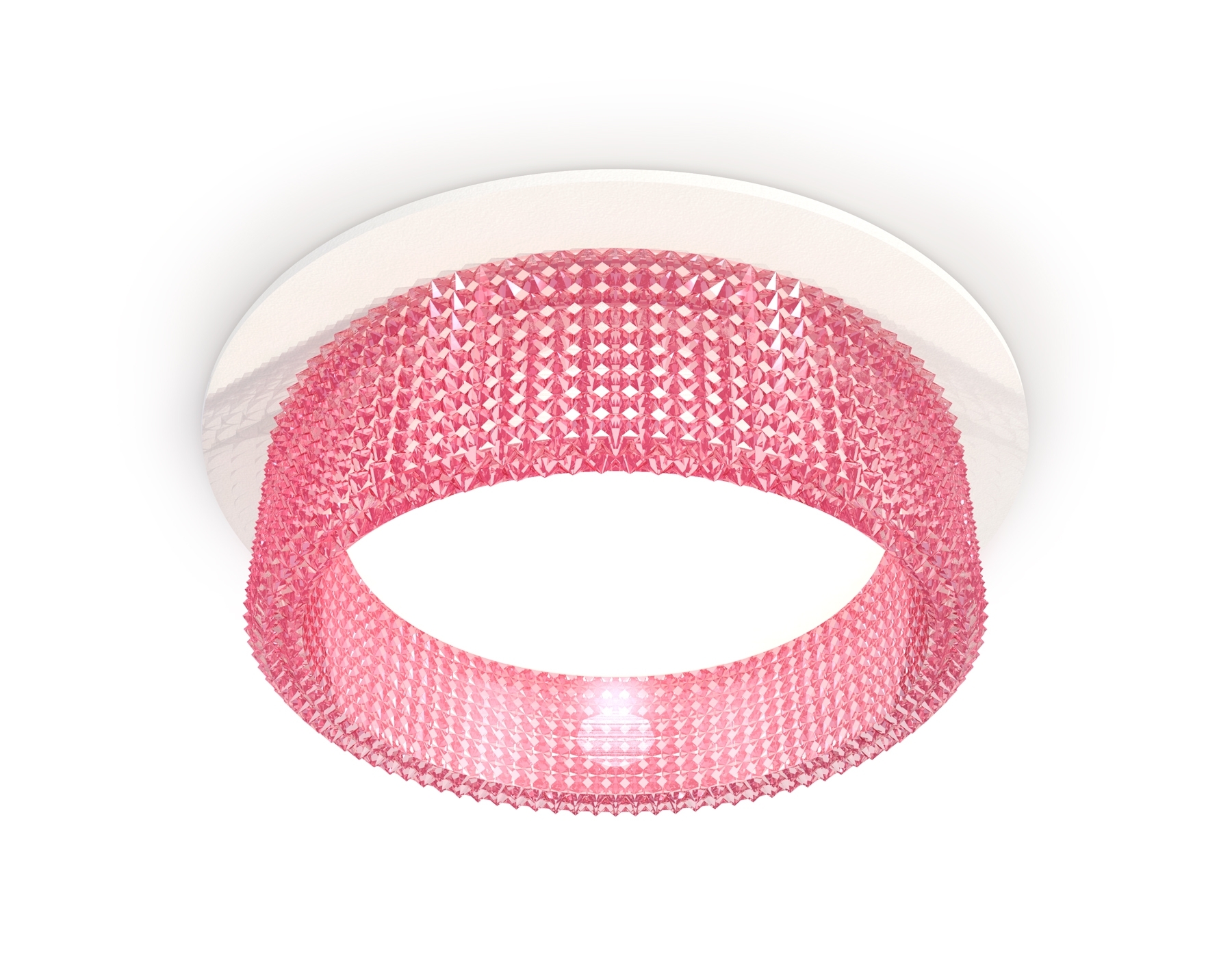 Комплект встраиваемого светильника Ambrella light XC8050032 SWH/PI белый песок/розовый GX53 (C8050, N8486)