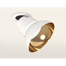 Светильник Ambrella Light XM8101601 SWH/PYG/CL белый песок/золото желтое полированное/прозрачный GX53
