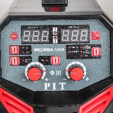 Сварочный полуавтомат P.I.T. PMIG145-C2 ММА 4.0кВт (кейс в комплекте)
