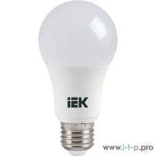Лампа светодиодная IEK LLE-A60-11-230-30-E27 ECO A60 11Вт грушевидная 3000К теплый белый E27 990лм 230-240В