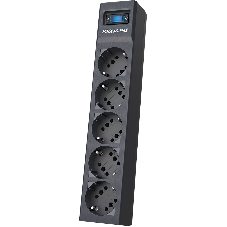 Сетевой фильтр Pilot sG-Max 5 outlets (GP), 15А/3.3 kVt, automatic circuit-breaker, 7 m, gfaphite