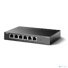 Коммутатор TP-Link 4-port 10/100Mbps Unmanaged PoE+ Switch with 2 10/100Mbps uplink ports, meta case, desktop mount, 4 802.3af/at compliant PoE+ port, 2 10/100Mbps uplink ports, DIP switches for Extend mode, Isolation mode and Priority mode, up to 250m PoE power supply