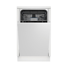 Встраиваемая посудомоечная машина Beko BDIS15063, белый, 44.8 см, 10 компл., 46 дБ, класс A