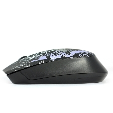 Мышь беспроводная Crown CMM-930W черный, 1600 dpi, радиоканал, USB, кнопки - 4