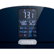 Весы напольные электронные Kitfort KT-809 макс.180кг черный