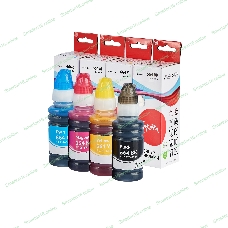 Набор чернил Sakura SIC13T664BA(664 BK) для Epson, водорастворимый тип, (черный, голубой, пурпурный, желтый), 4шт в наборе.