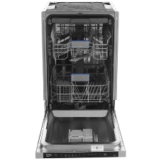 Встраиваемая посудомоечная машина Beko BDIS15063, белый, 44.8 см, 10 компл., 46 дБ, класс A