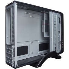 Компьютерный корпус MiniITX ExeGate MI-209 Black, miniITX/mATX, (M350, 80мм), 2хUSB, Audio