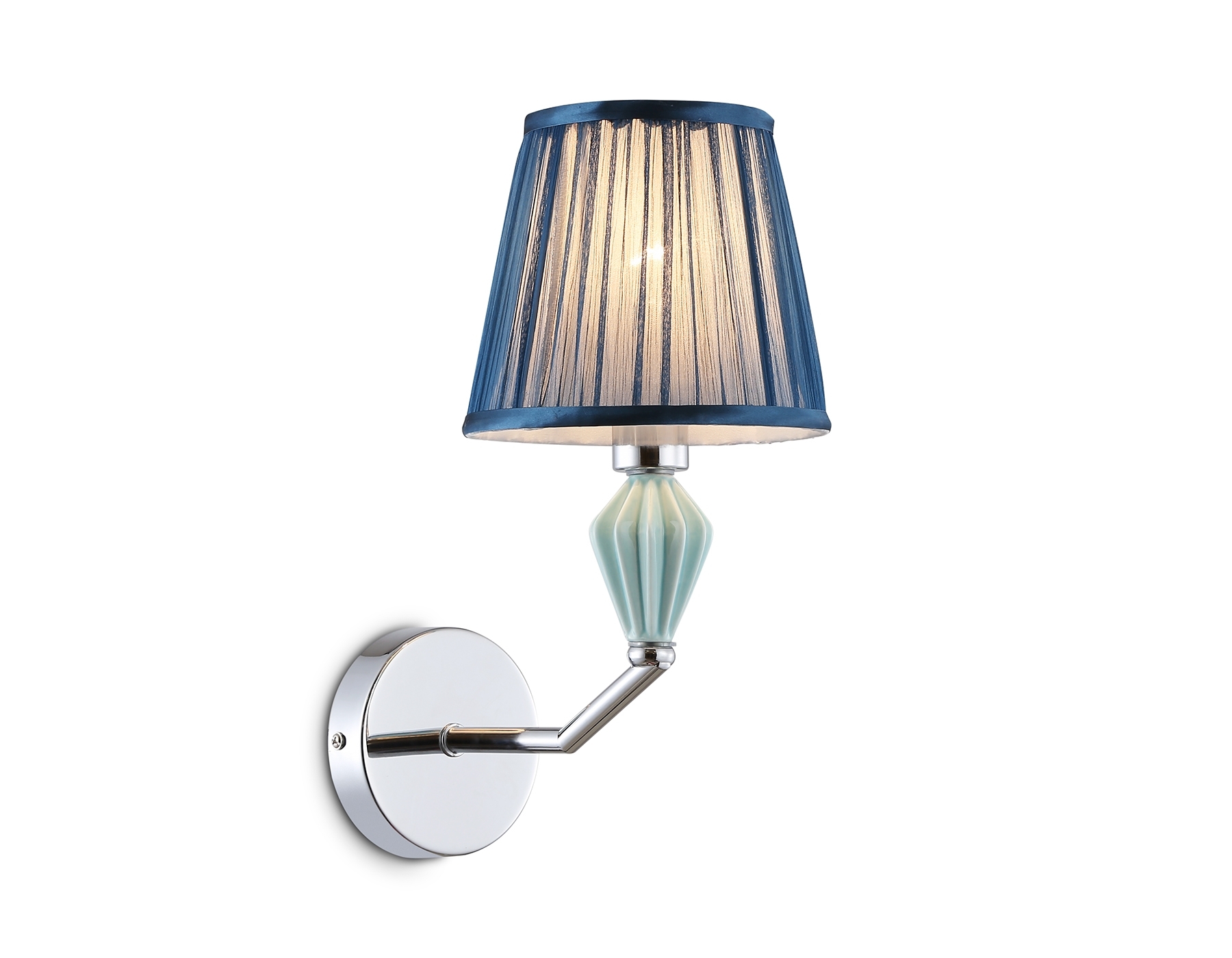Настенный светильник Ambrella light LH75065 CH/DB хром/темно синий E14 max 40W 230*150*300