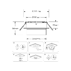 Светильник Ambrella light TN5212 WH белый GX53 D110*58