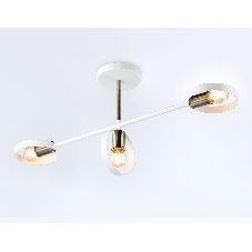 Светильник Ambrella light TR8228/3 WH/SB белый/бронза E27/3 max 40W 660*165*300