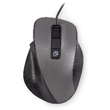 Мышь проводная Oklick 504M черный/серый, 3600 dpi, USB, кнопки - 6