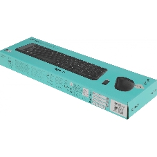 Комплект клавиатура+мышь Logitech MK220 беспроводной, USB, 1000 DPI, чёрный