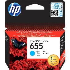 Картридж струйный HP 655 CZ110AE голубой для HP DJ IA 3525/4615/4625/5525/6525 (600 стр.)
