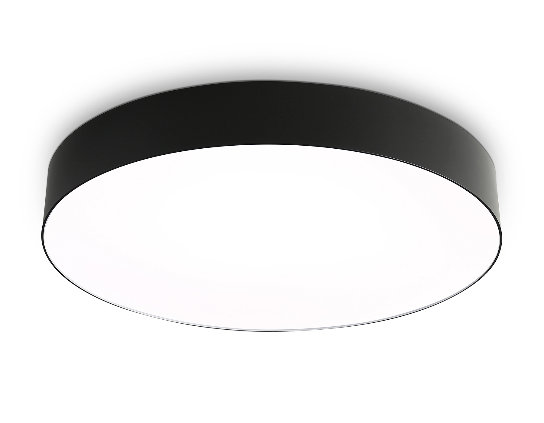 Потолочный светодиодный светильник Ambrella light FZ1365 BK черный IP20 60W 3000-6500K 490*80 (ПДУ ИК)