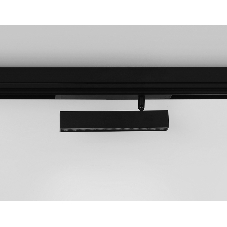 Управляемый светодиодный светильник для шинопровода Magnetic Ambrella light GL1342 BK черный IP20 12W 3000K-6400K 220V 24° 232*25*112 (Без ПДУ)