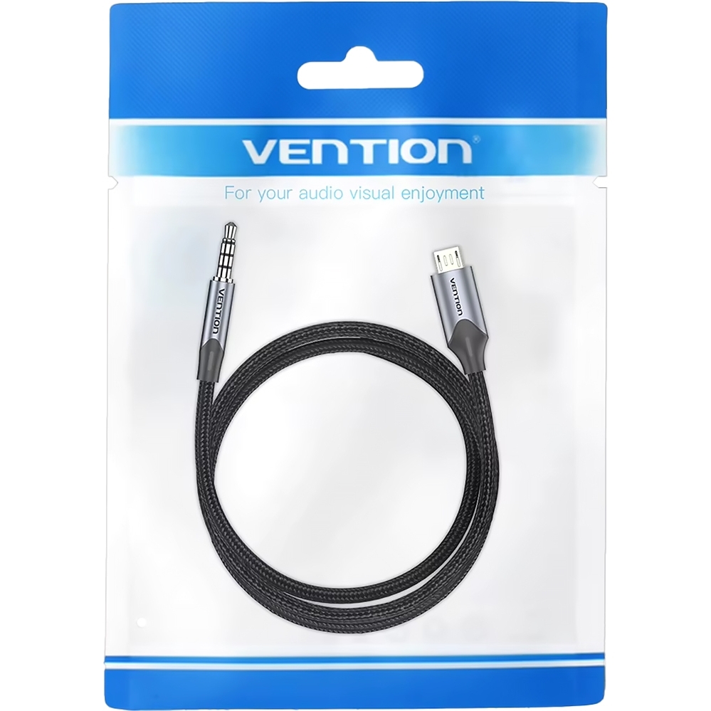 Кабель Vention USB Micro B M/Jack 3,5 mm M - 1.5 м