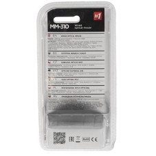Мышь проводная Defender MM-310 черный, 1000 dpi, USB, кнопки - 3