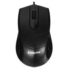 Мышь проводная ExeGate Professional Standard SH-9031 черный, 1000 dpi, USB, кнопки - 3