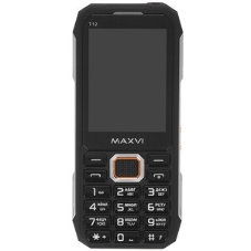 Мобильный телефон Maxvi T12 черный