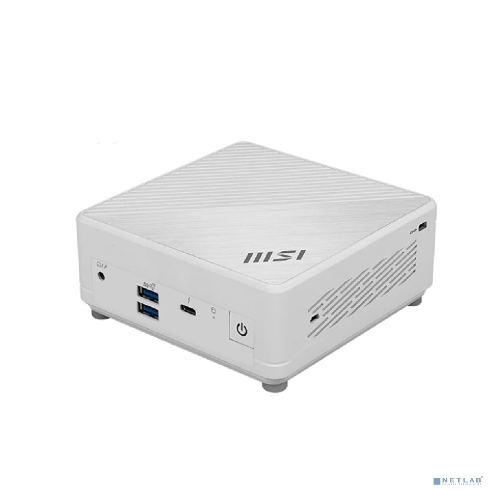 Неттоп MSI Cubi 5 1M-641XRU Core 3 100U (1.2) 8Gb SSD512Gb HDG CR без ОС 2xGbitEth WiFi BT белый (9S6-B0A822-641)