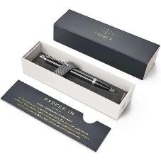 Ручка шариковая Parker IM Core K321 (CW1931665) Black CT, M, синие чернила, подарочная коробка