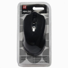 Мышь проводная Defender MM-310 черный, 1000 dpi, USB, кнопки - 3