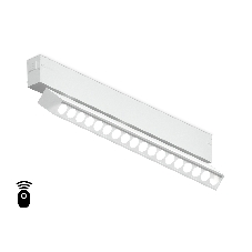 Управляемый светодиодный светильник для шинопровода Magnetic Ambrella light GL1351 WH белый IP20 18W 3000K-6400K 220V 24° 342*25*112 (Без ПДУ)