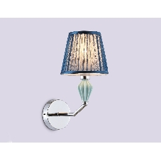 Настенный светильник Ambrella light LH75065 CH/DB хром/темно синий E14 max 40W 230*150*300