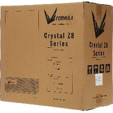 Компьютерный корпус AeroCool/Formula Crystal Z8 черный без БП ATX 9x120мм 7x140мм 1xUSB2.0 1xUSB3.0 1xUSB3.1 audio bott PSU