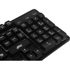 Клавиатура проводная Defender Arx GK-196L RU, USB, черный