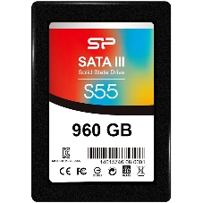 Накопитель SSD SiliconPower Slim S55, 960Gb, SATA, 2.5
