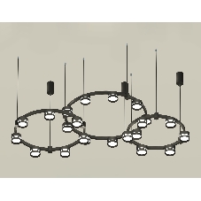 Светильник Ambrella light XR92092200/22 SBK/FR черный песок/белый матовый GX53 (A9209, C9242, C9238, C9232, N8478, N8462)