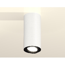 Светильник Ambrella Light XS7442002 SWH/PBK белый песок/черный полированный MR16 GU5.3 (C7442, N7002)