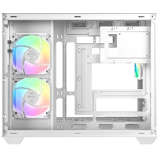 Корпус Case ID-Cooling VIEW 500 ARGB White mATX/win TG/3 fans/Gen2 Type C/CPU 162mm/GPU 407mm/no PSU