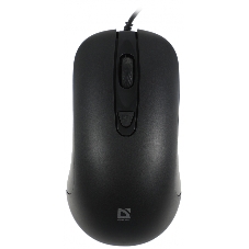 Мышь проводная Defender Classic MB-230 черный, 1600 dpi, USB, кнопки - 4