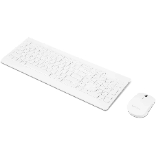 Комплект клавиатура+мышь Lenovo 510 беспроводной, USB, 1200 DPI, белый