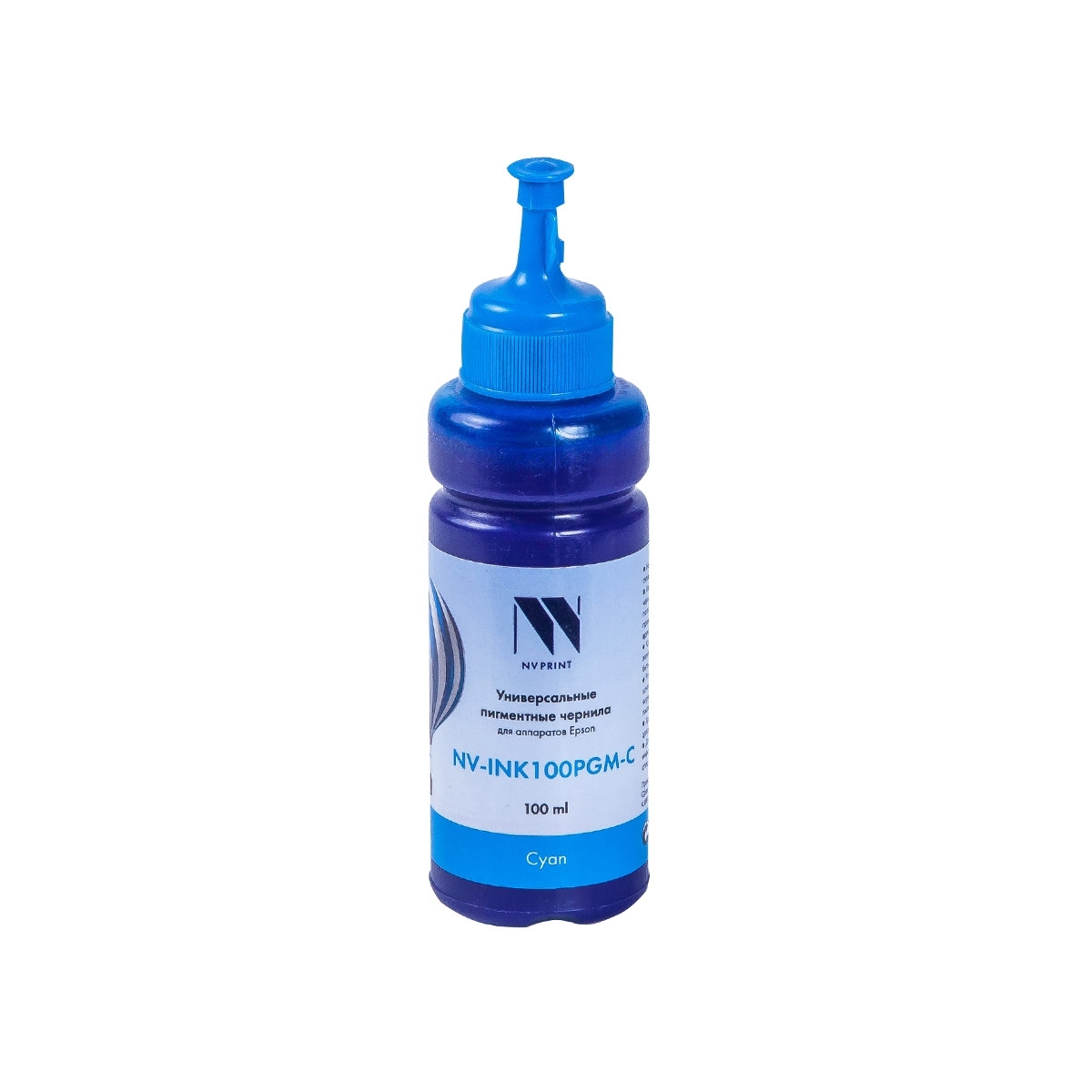 Чернила NV-INK100 универсальные Cyan пигментные для аппаратов Epson (100ml) Китай