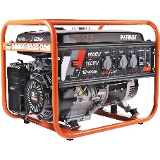 Электрогенератор бензиновый Patriot GRS 6500, 5.5 кВт, 75 дБ, 70 кг
