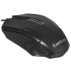 Мышь проводная ExeGate SH-9025S черный, 1000 dpi, USB, кнопки - 3