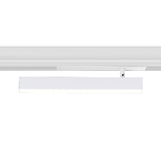 Управляемый светодиодный светильник для шинопровода Magnetic Ambrella light GL1351 WH белый IP20 18W 3000K-6400K 220V 24° 342*25*112 (Без ПДУ)