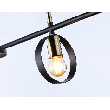 Светильник Ambrella light TR8229/3 BK/SB черный/бронза E27/3 max 40W 660*165*300