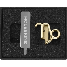 Шильд-символ Moleskine Zodiac Козерог, металл, золотистый, коробка с европодвесом, PINCAPRICORNGOLD