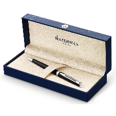 Ручка шариковая Waterman Hemisphere (CWS0920570) Mars Black CT M, синие чернила, подарочная коробка