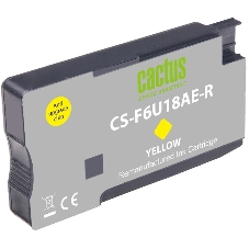 Картридж струйный Cactus CS-F6U18AE-R 953XL желтый (24мл) для HP OJ Pro 7740/8210/8218/8710/8715