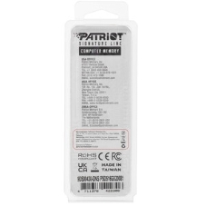 Оперативная память Patriot Signature, DDR5, 16GB (1x16 GB), 5200 MHz, CL42, DIMM