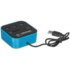 Кард-ридер Rexant 18-4118/черный/MS/MS PRODUO/M2/MMC/SD/microSD/microSDHC/microSDXC/USB Type-C/пластик