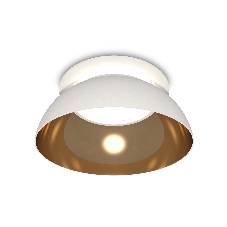Комплект встраиваемого светильника Ambrella light XC8050101 SWH/PYG/CL белый песок/золото желтое полированное/прозрачный GX53 (C8050, N8144)