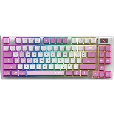 Клавиатура MSI Forge GK600 гибридная, Bluetooth, радиоканал, белый