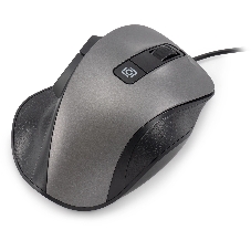 Мышь проводная Oklick 504M черный/серый, 3600 dpi, USB, кнопки - 6